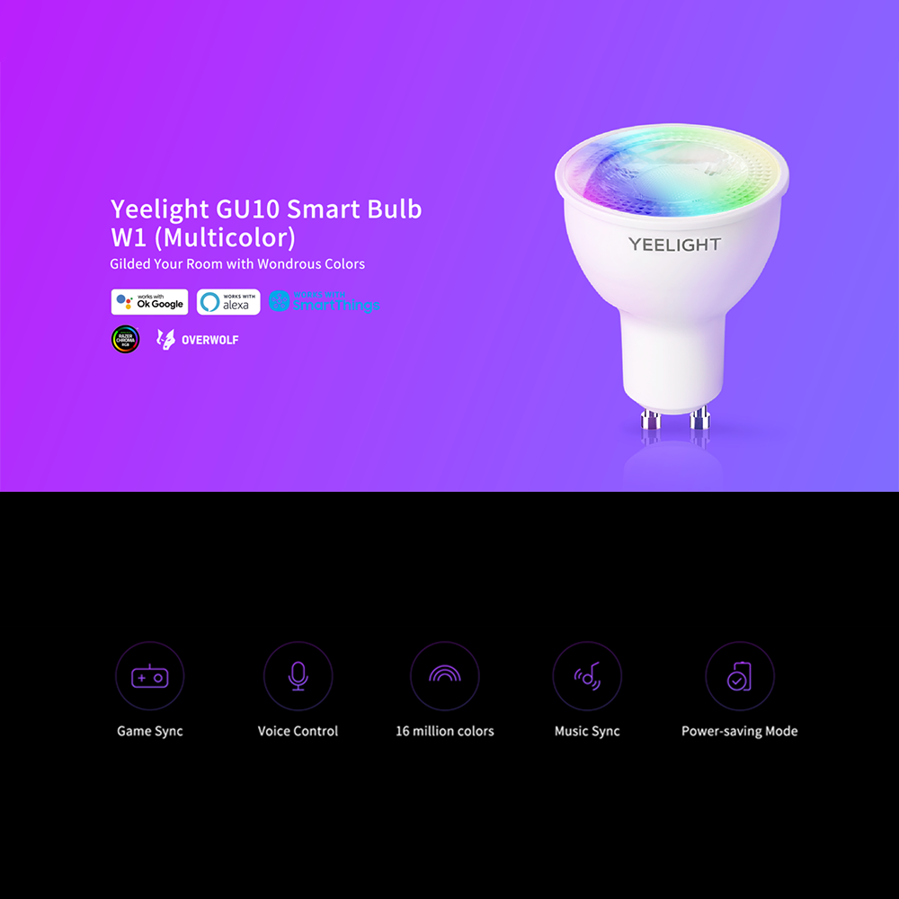 Yeelight GU10 Smart Bulb W1 (Multicolor)